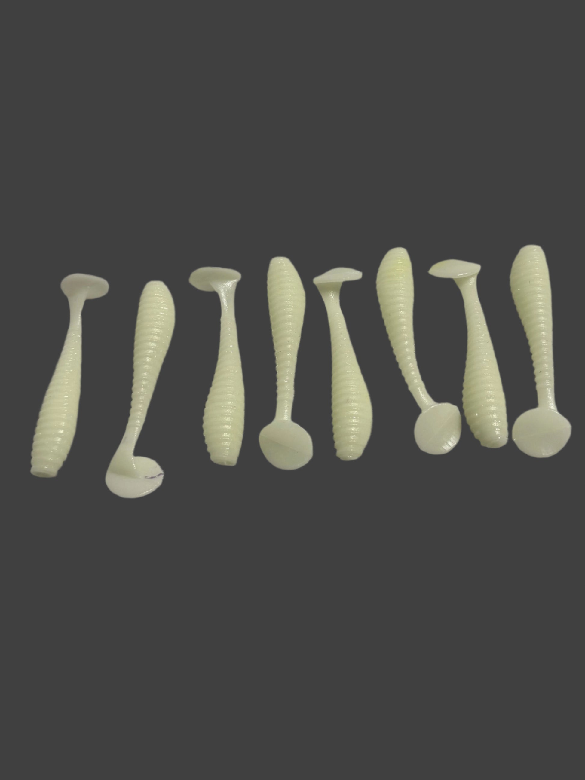 Glow in the dark swimbaits - pack of 8